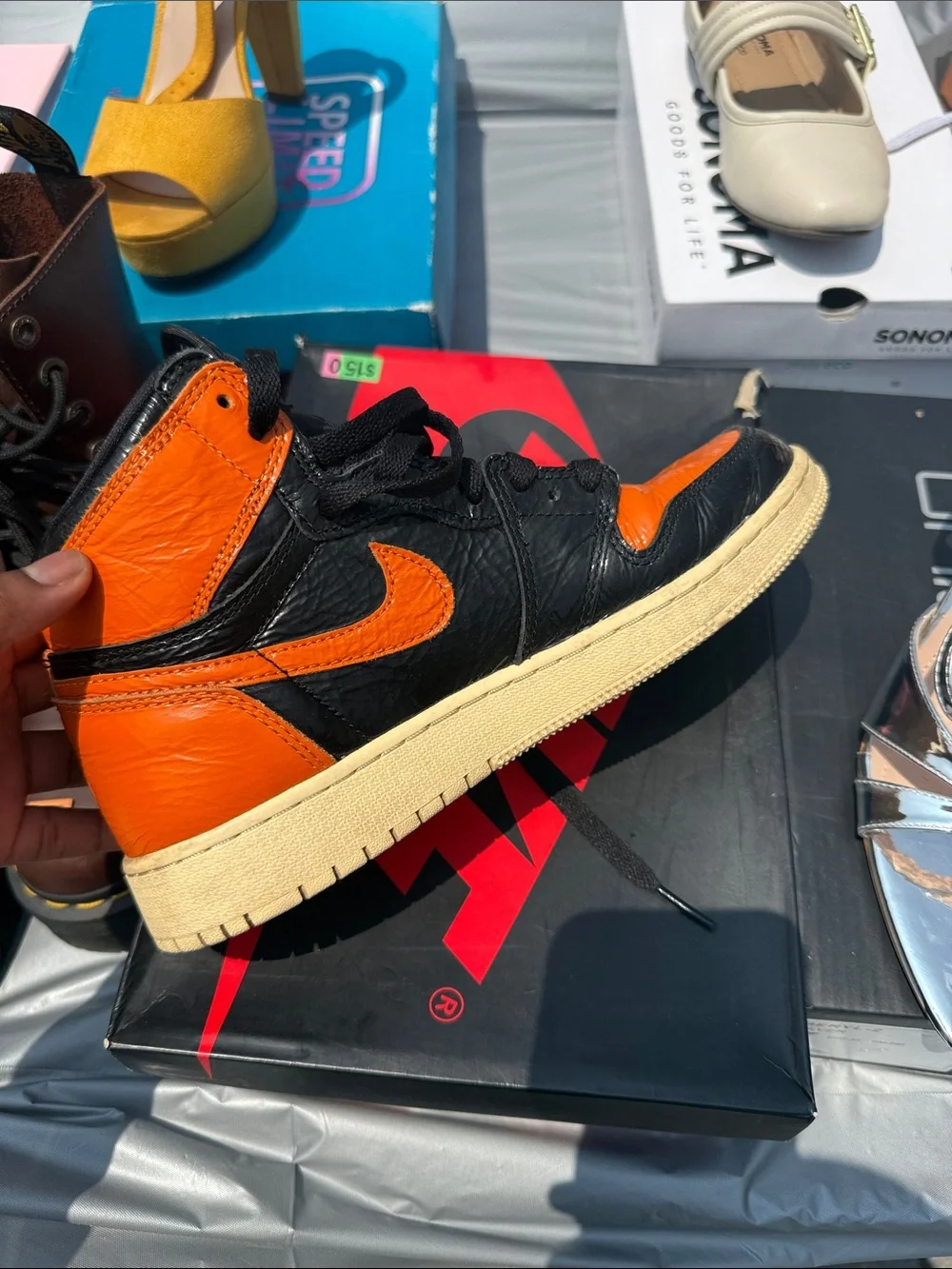 JORDAN 1s SHATTERED  BACKBOARDS / 5.5Y 7WOMENS